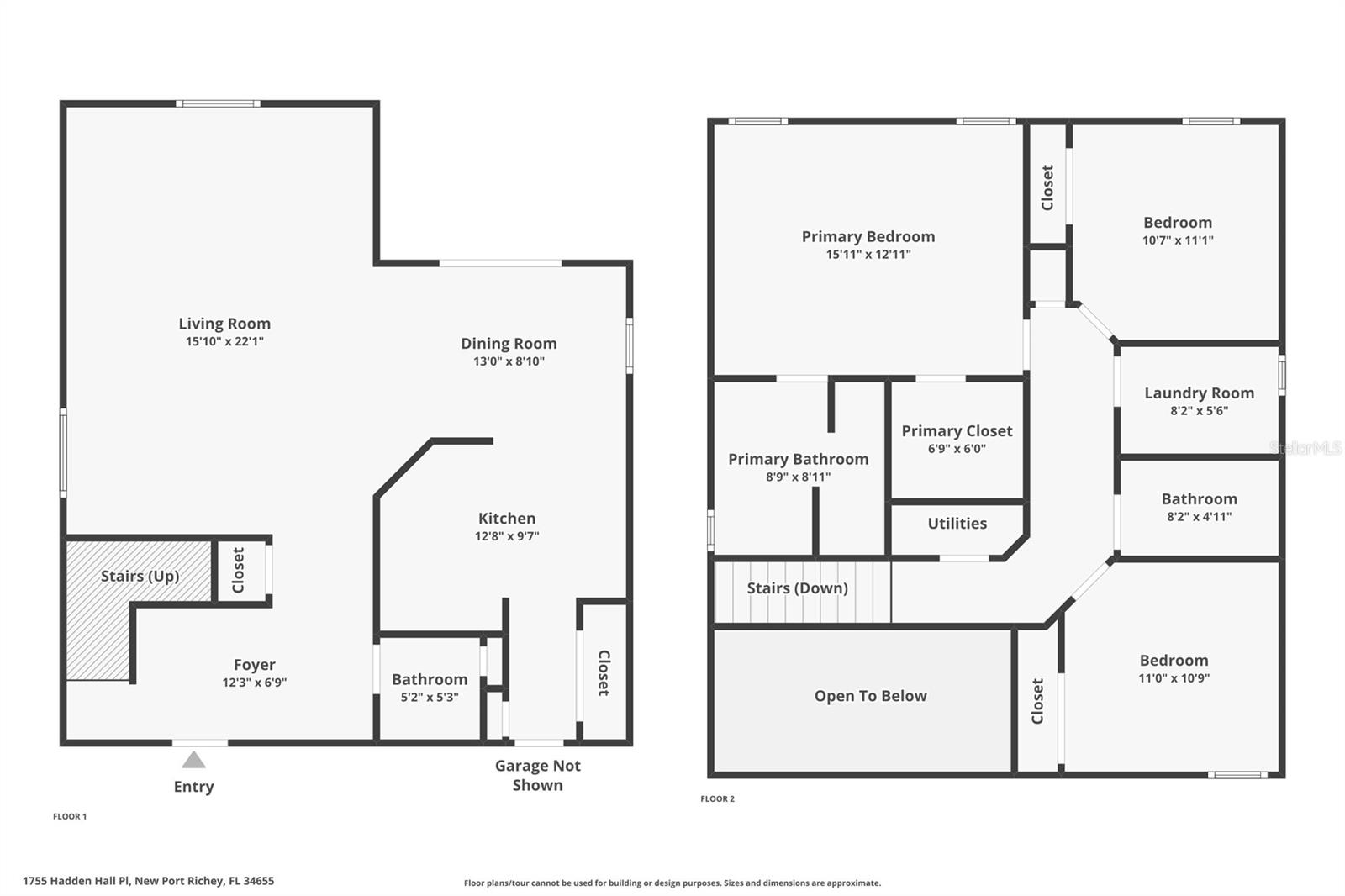 1755 HADDEN HALL PL, TRINITY, FL, 34655