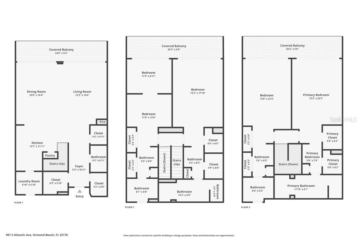 901 S ATLANTIC AVE #3, ORMOND BEACH, FL, 32176