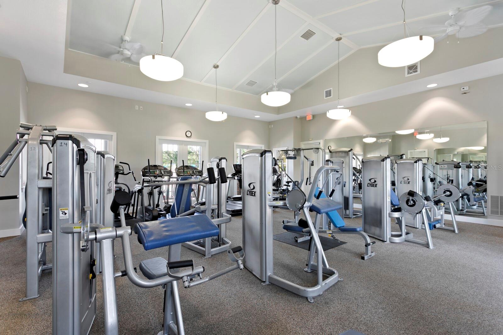 Stonebrier gym with 24hr access for residents