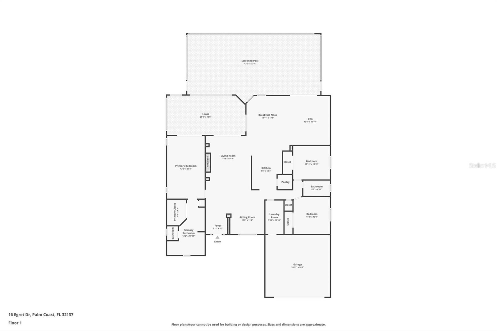 16 EGRET DR, PALM COAST, FL, 32137