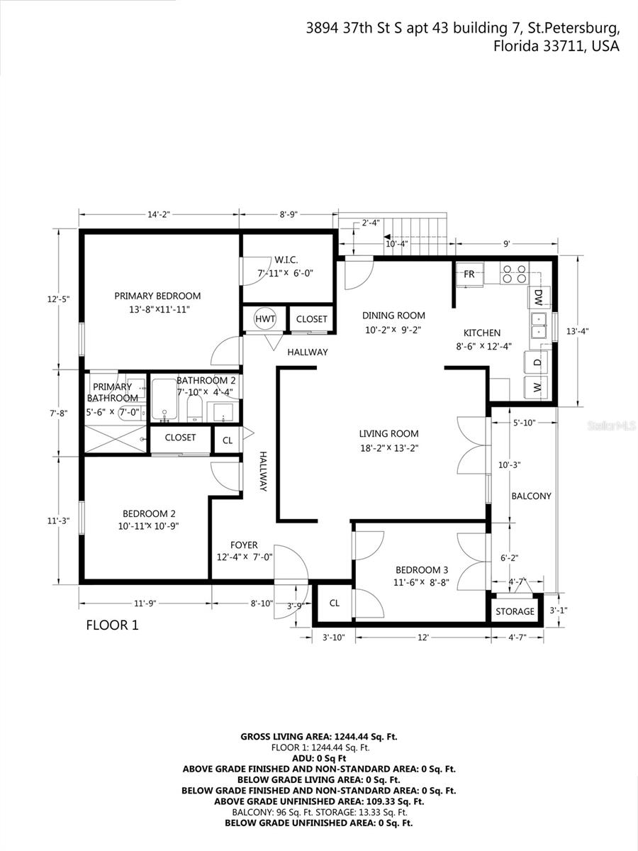 3894 37TH ST S #43, ST PETERSBURG, FL, 33711