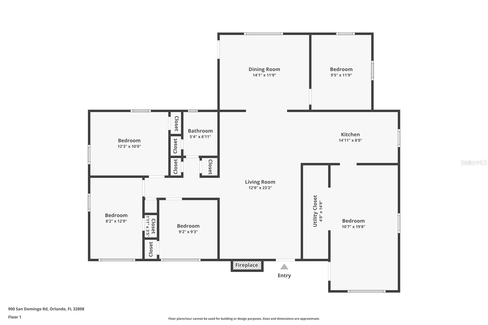 900 SAN DOMINGO RD, ORLANDO, FL, 32808