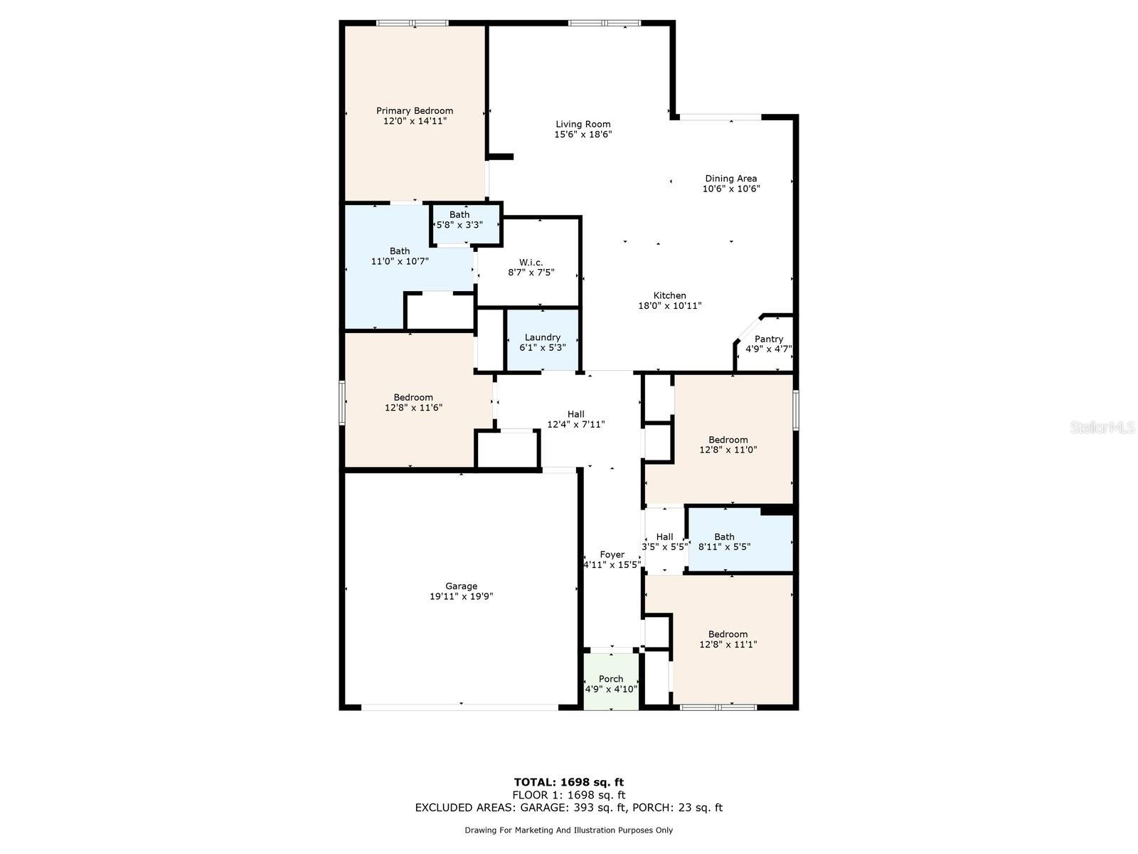 4004 AUTUMN AMBER DR, SPRING HILL, FL, 34609