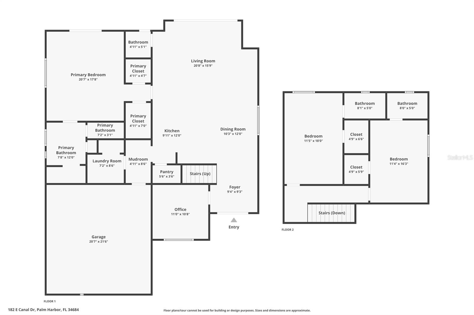 182 E CANAL DR, PALM HARBOR, FL, 34684