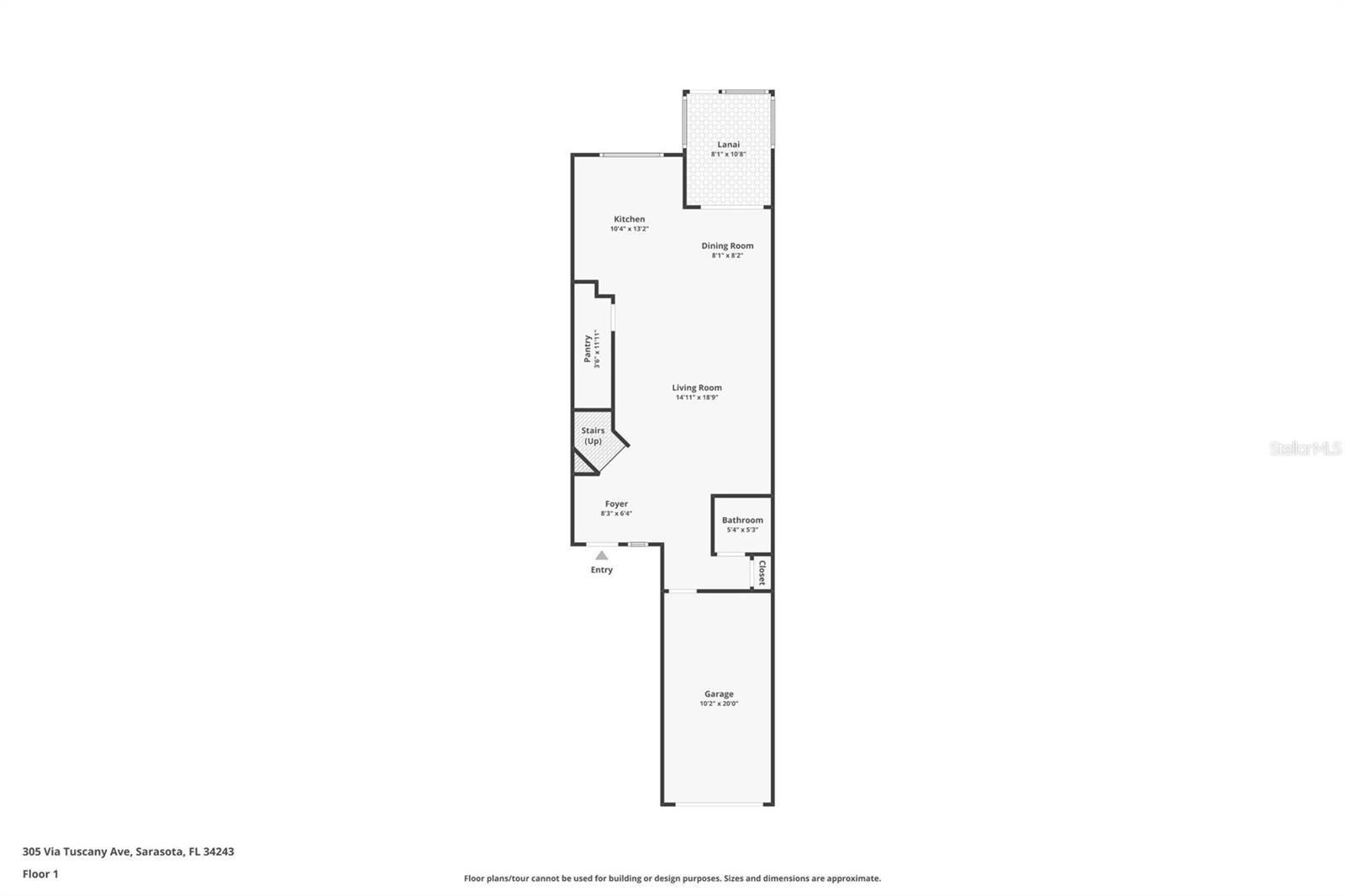 305 VIA TUSCANY AVE, SARASOTA, FL, 34243