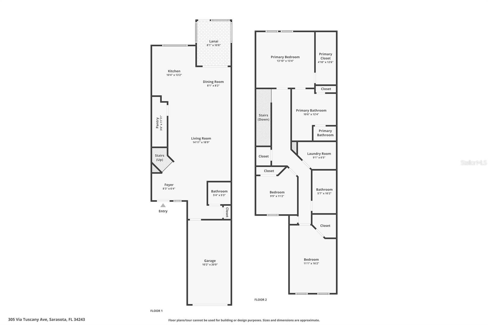 305 VIA TUSCANY AVE, SARASOTA, FL, 34243