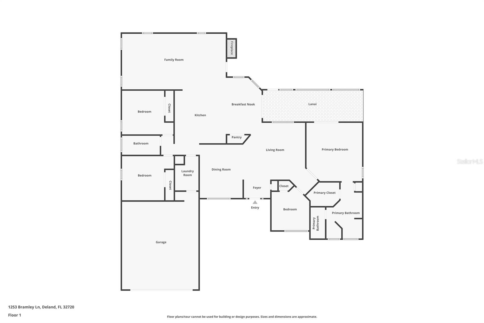 1253 BRAMLEY LN, DELAND, FL, 32720