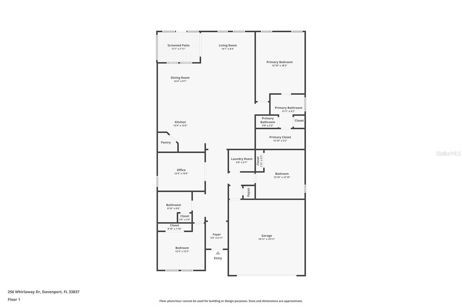 256 WHIRLAWAY DR, DAVENPORT, FL, 33837