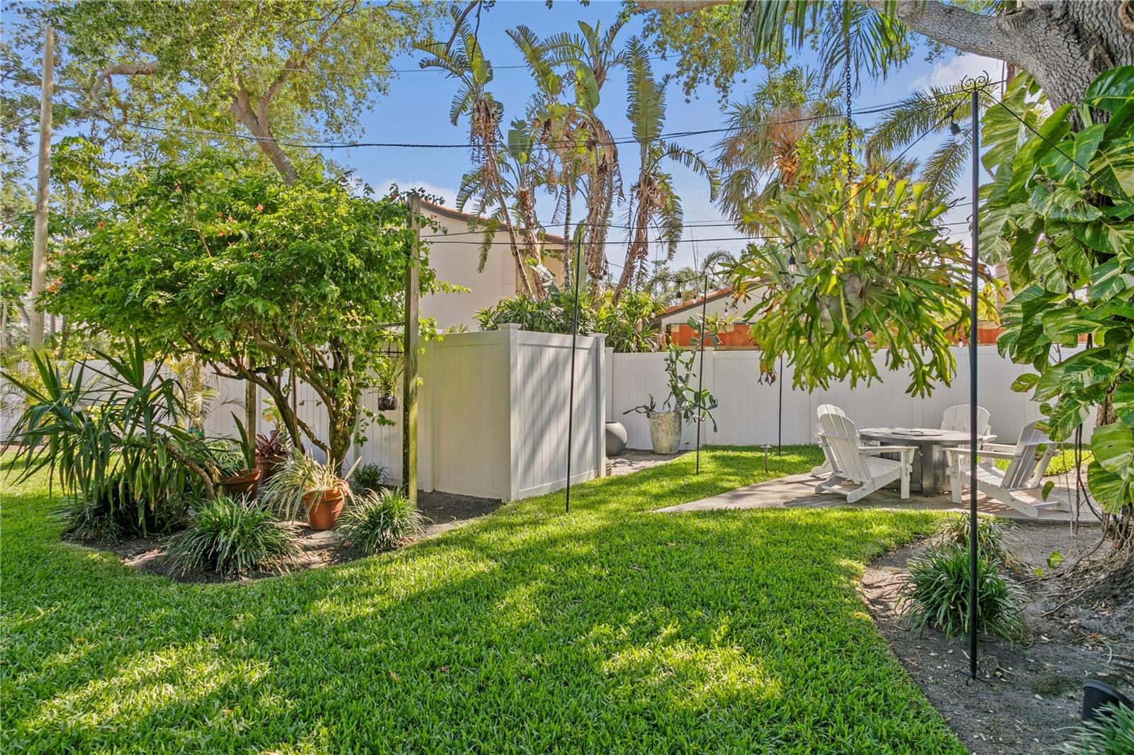Exterior is fully fenced and gated.