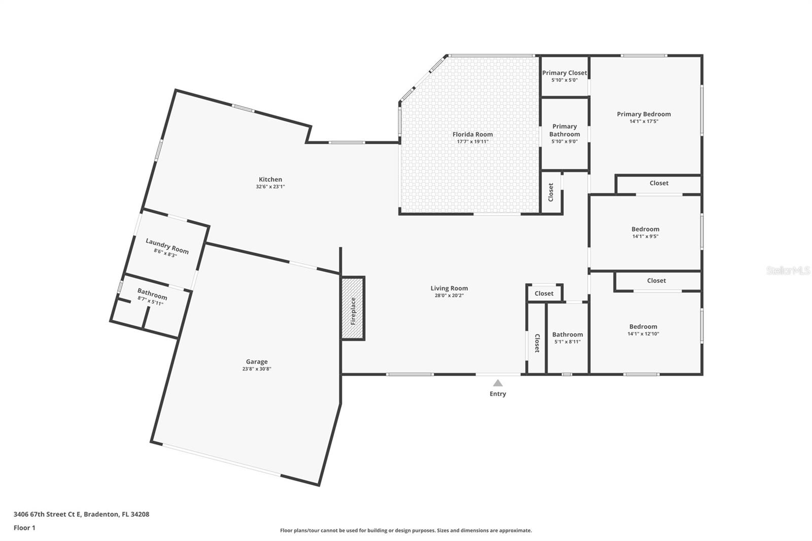 3406 67TH STREET CT E, BRADENTON, FL, 34208