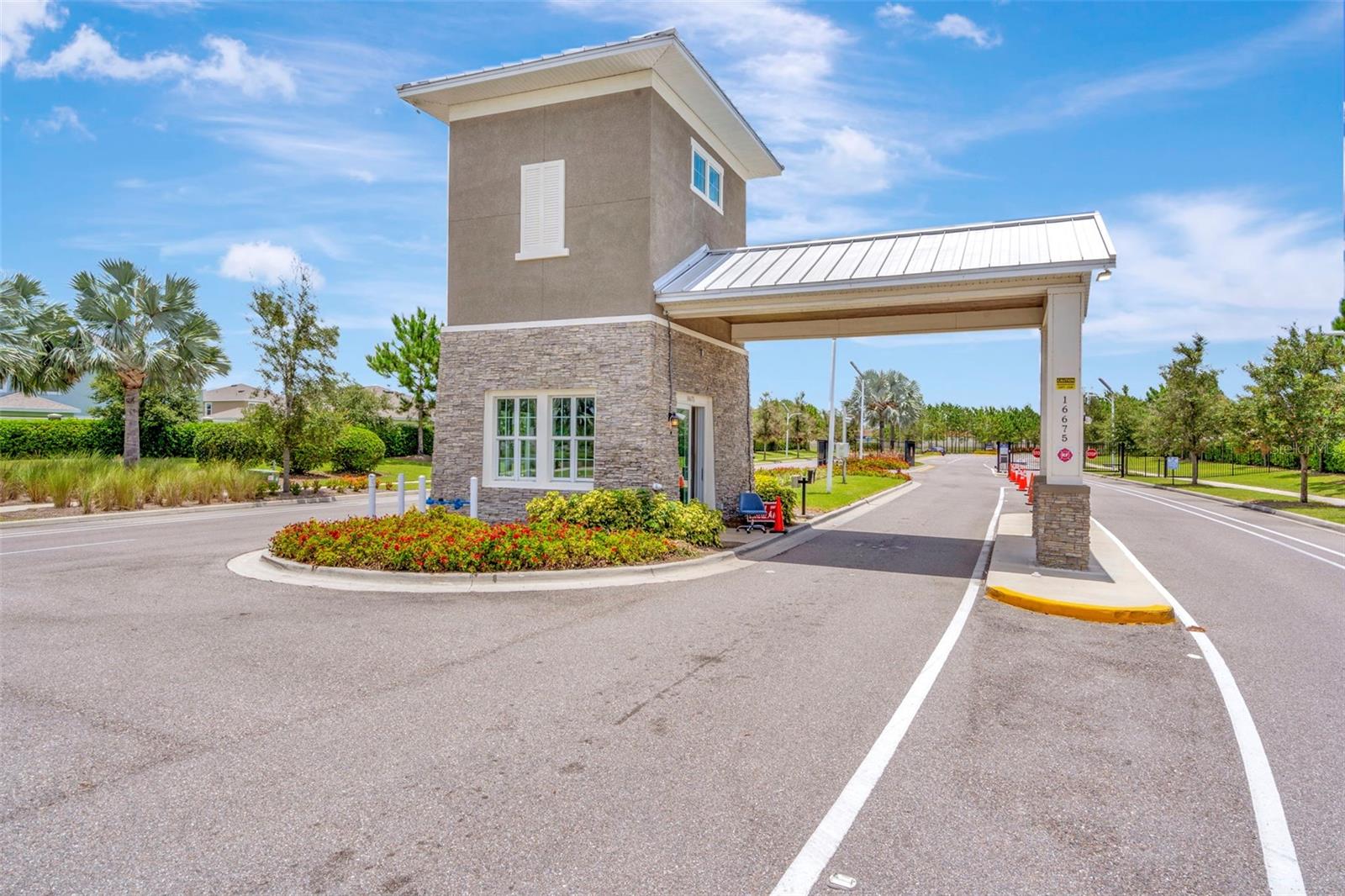 Entrance to community
