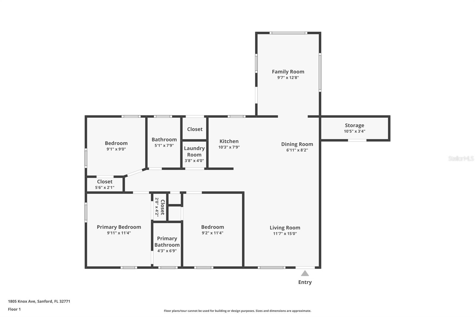 1805 KNOX AVE, SANFORD, FL, 32771