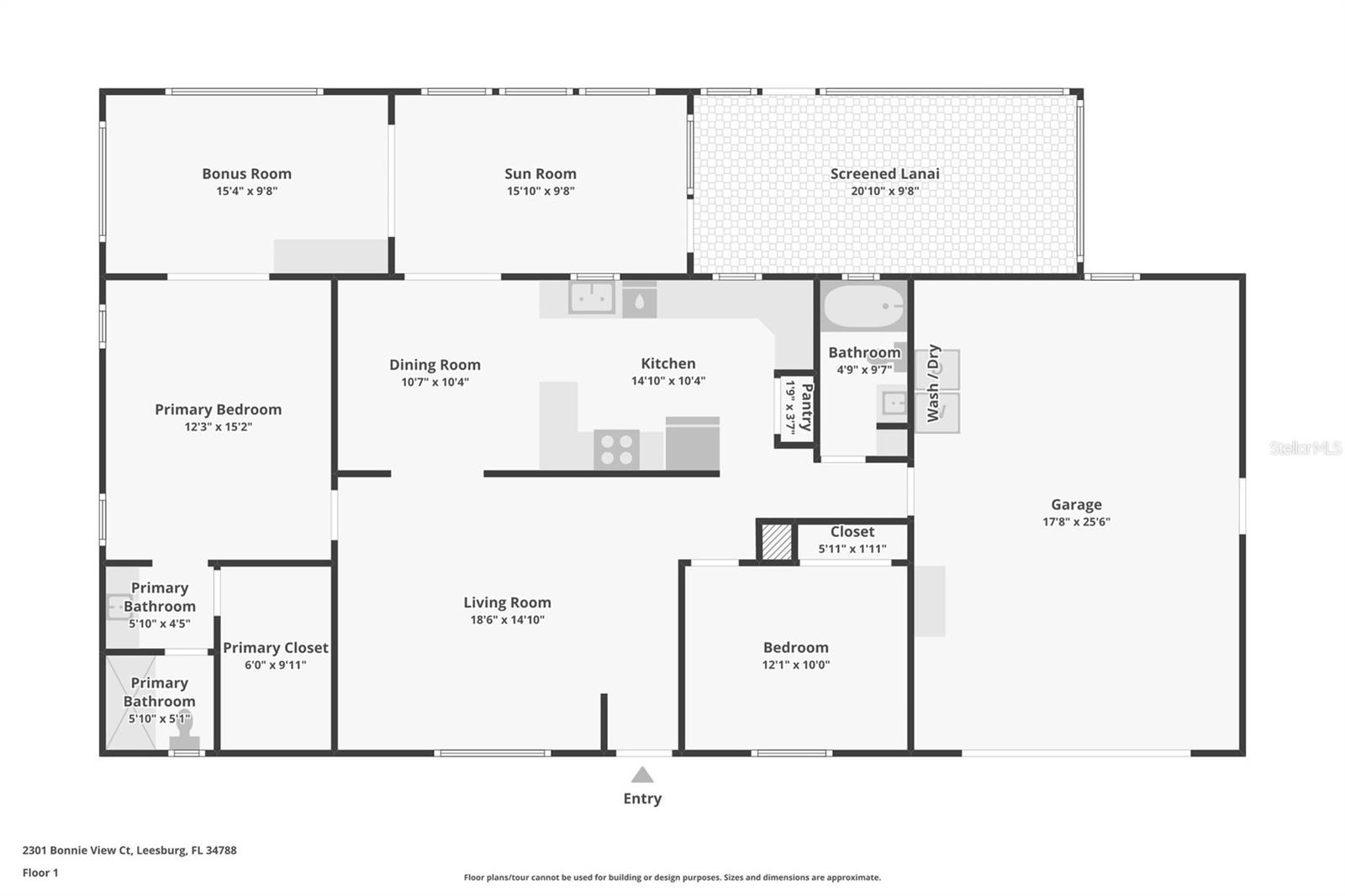 2301 BONNIE VIEW CT, LEESBURG, FL, 34788