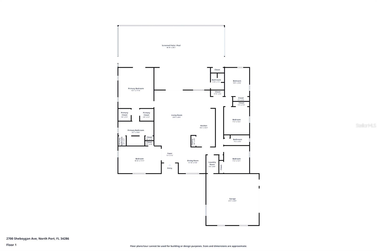 2700 SHEBOYGAN AVE, NORTH PORT, FL, 34286