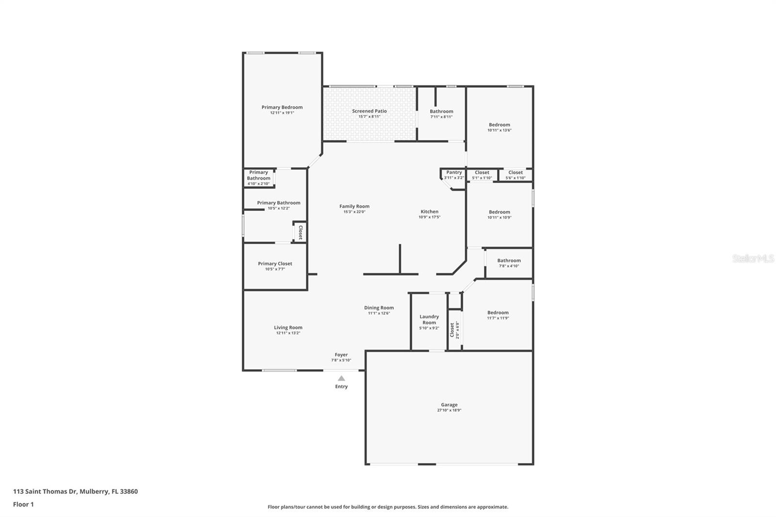 113 ST THOMAS DR, MULBERRY, FL, 33860