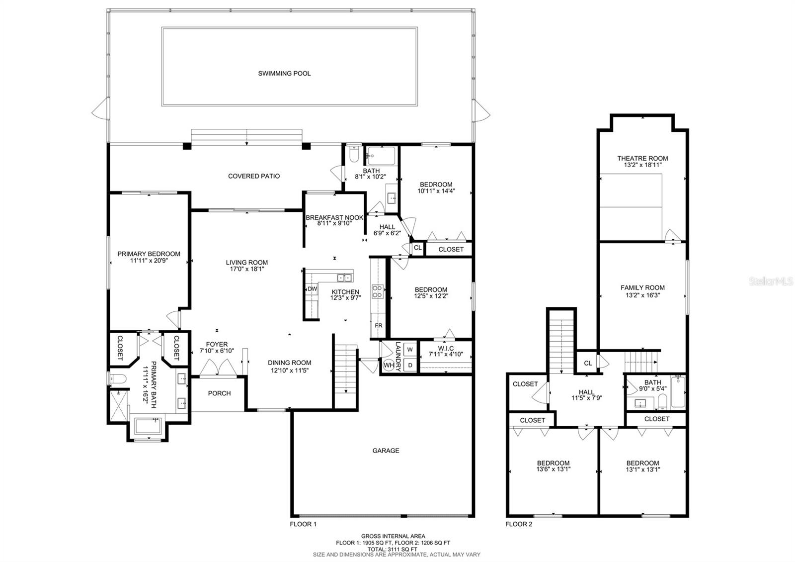 1218 CASTLE TER, TARPON SPRINGS, FL, 34689