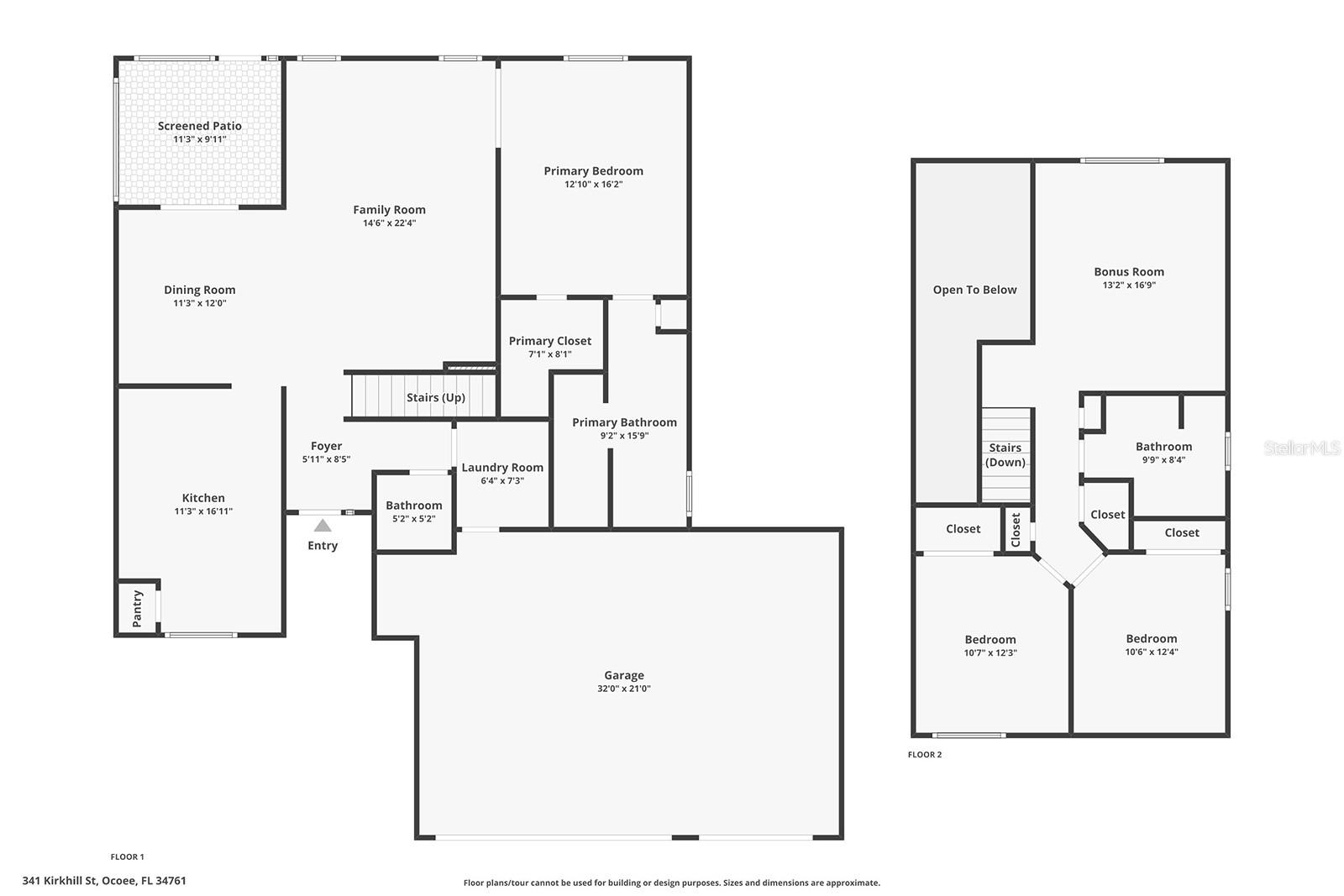 341 KIRKHILL ST, OCOEE, FL, 34761