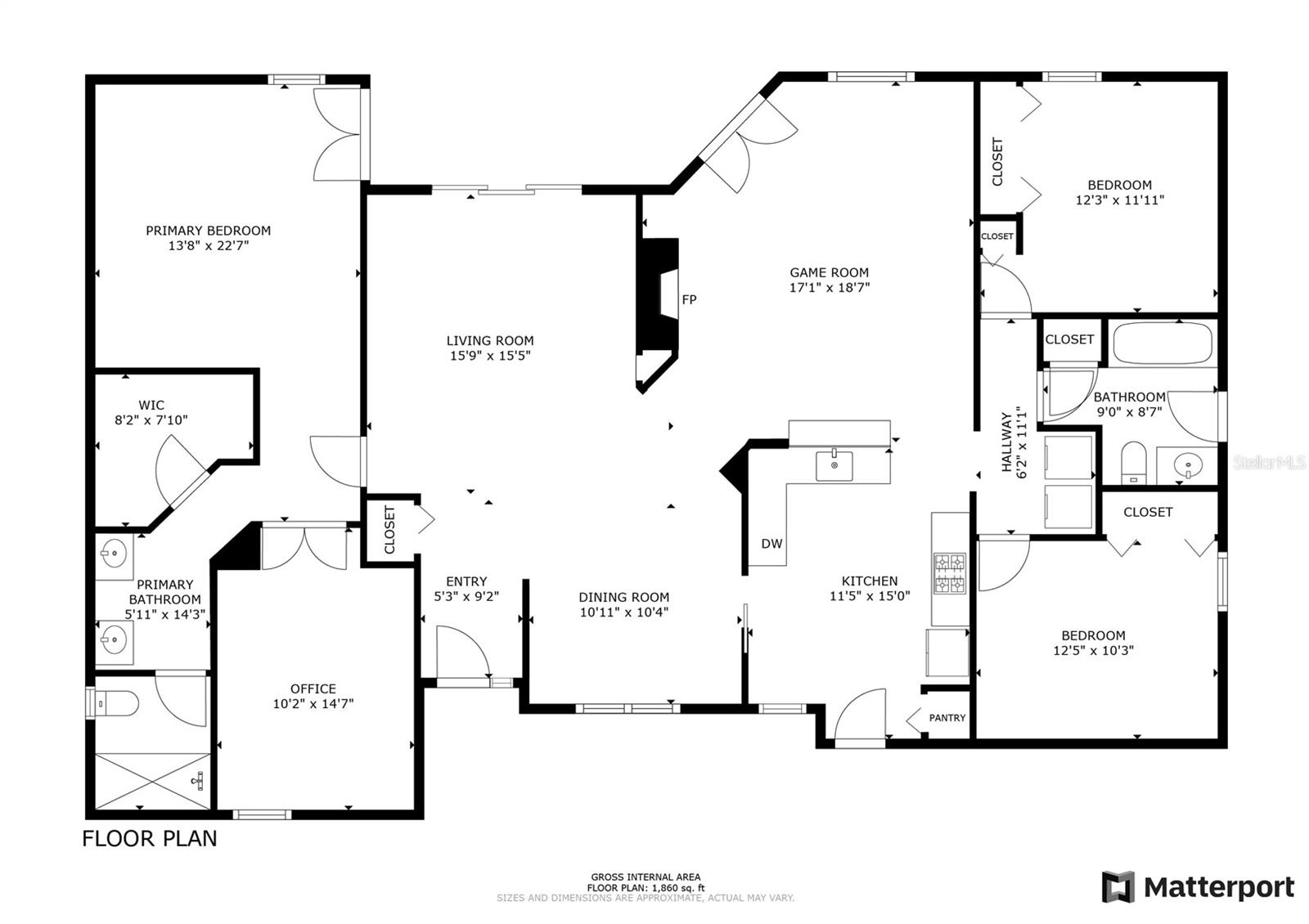 2844 EAGLE LAKE DR, ORLANDO, FL, 32837
