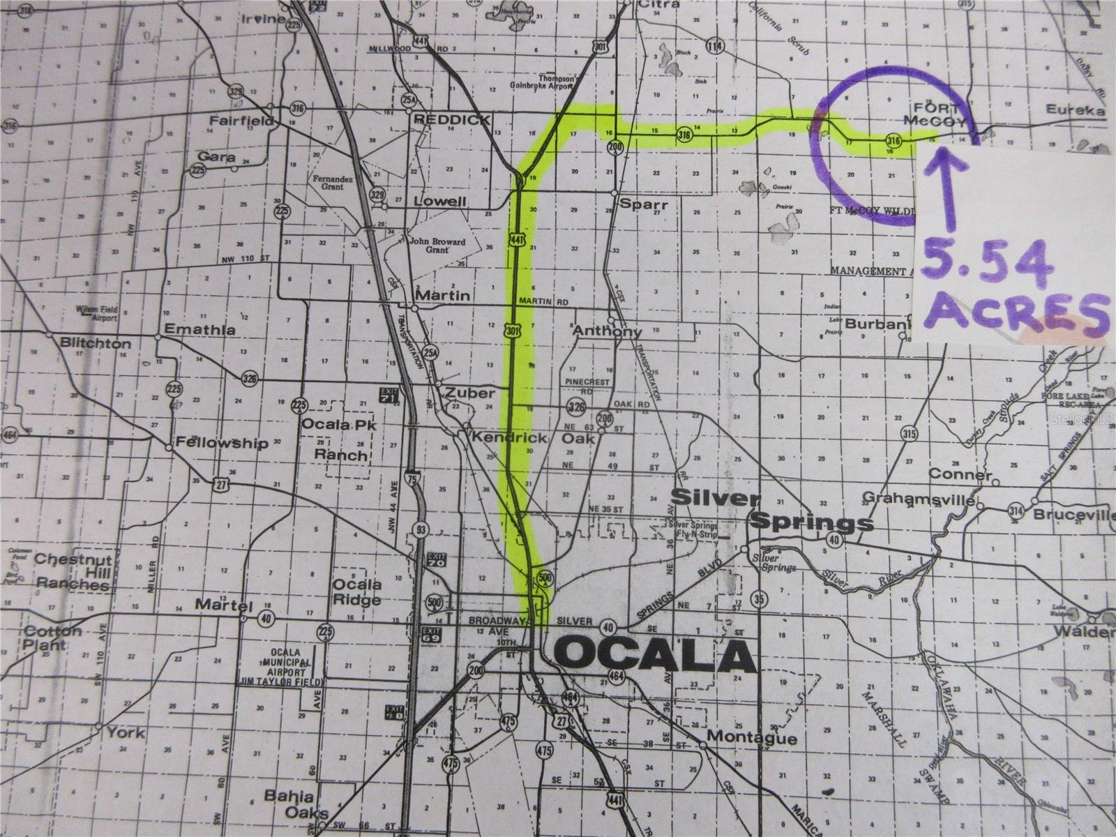 10055 E HIGHWAY 316, FORT MC COY, FL, 32134