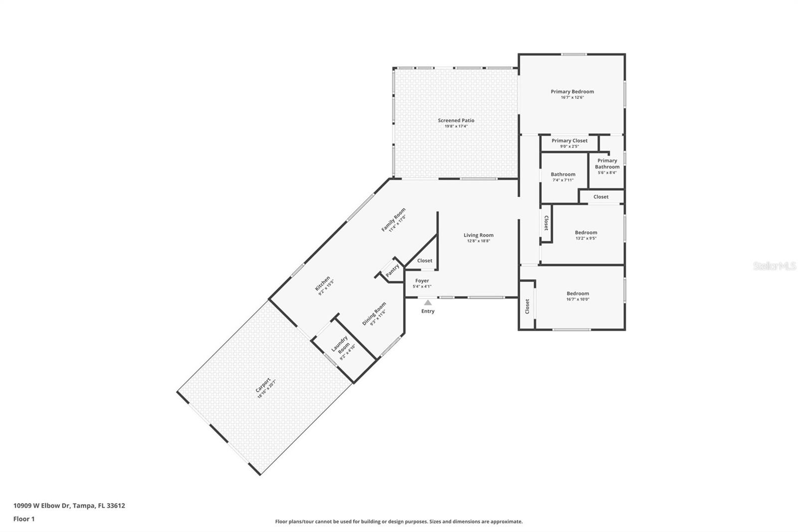 10909 W ELBOW DR, TAMPA, FL, 33612