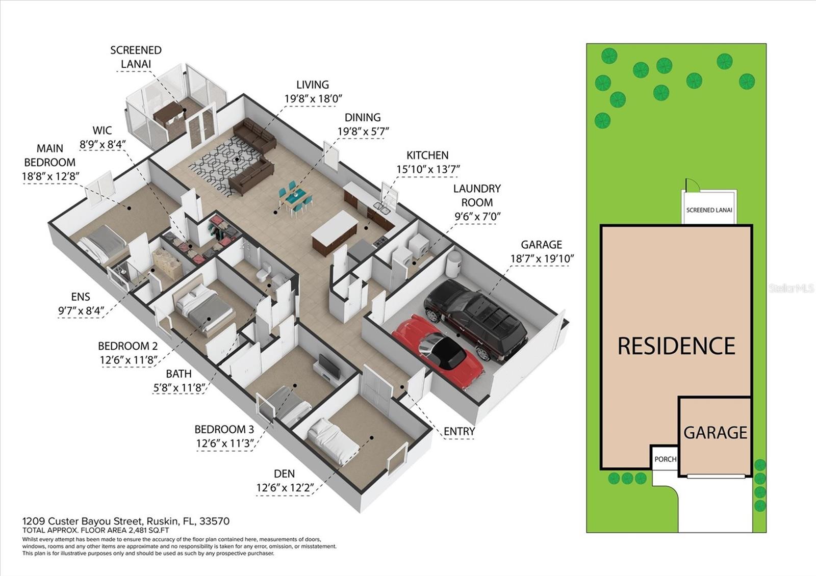 1209 CUSTER BAYOU ST, RUSKIN, FL, 33570