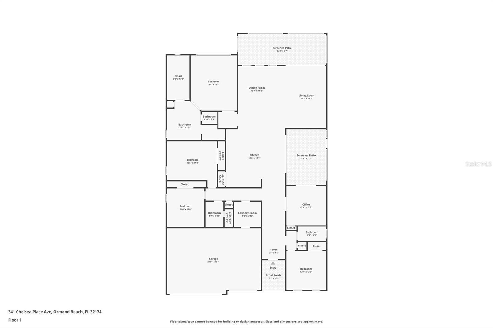 341 CHELSEA PLACE AVE, ORMOND BEACH, FL, 32174