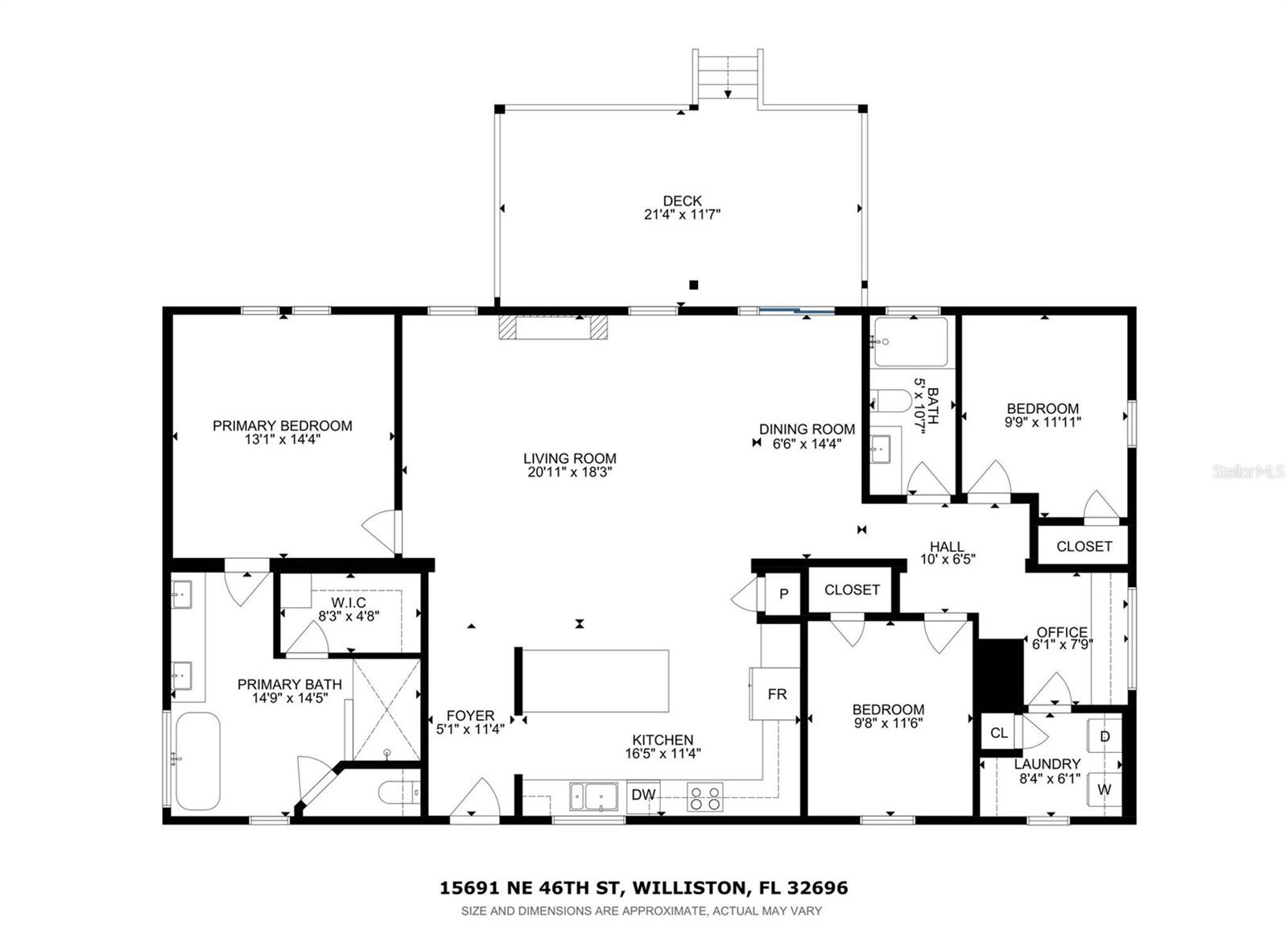 15691 NE 46TH ST, WILLISTON, FL, 32696
