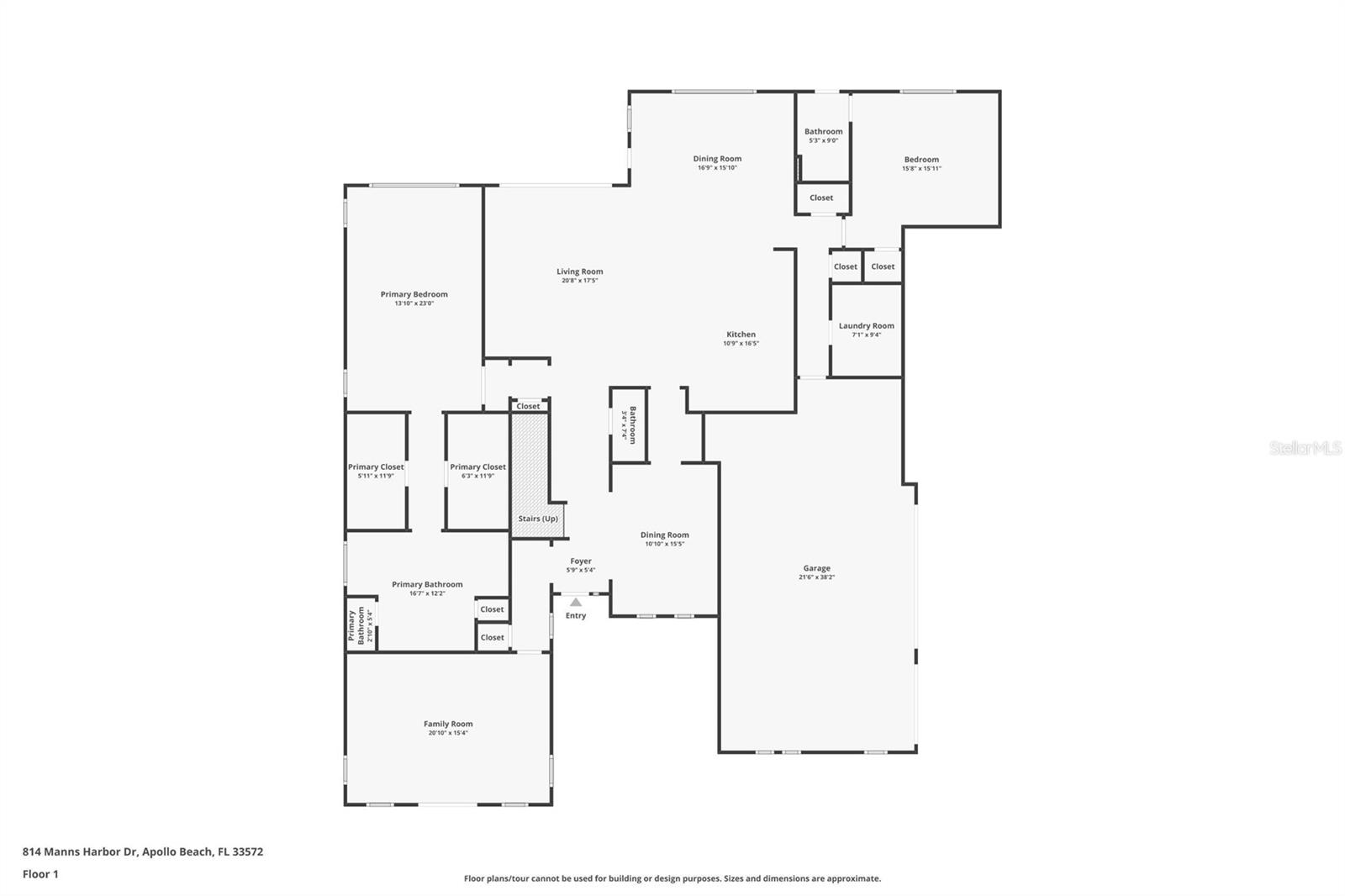814 MANNS HARBOR DR, APOLLO BEACH, FL, 33572
