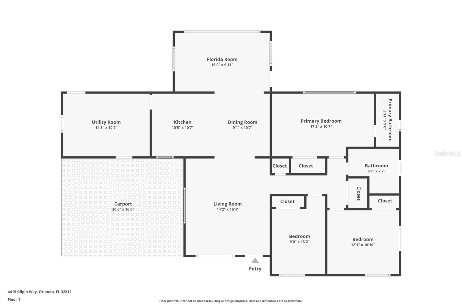 4415 GILPIN WAY, ORLANDO, FL, 32812