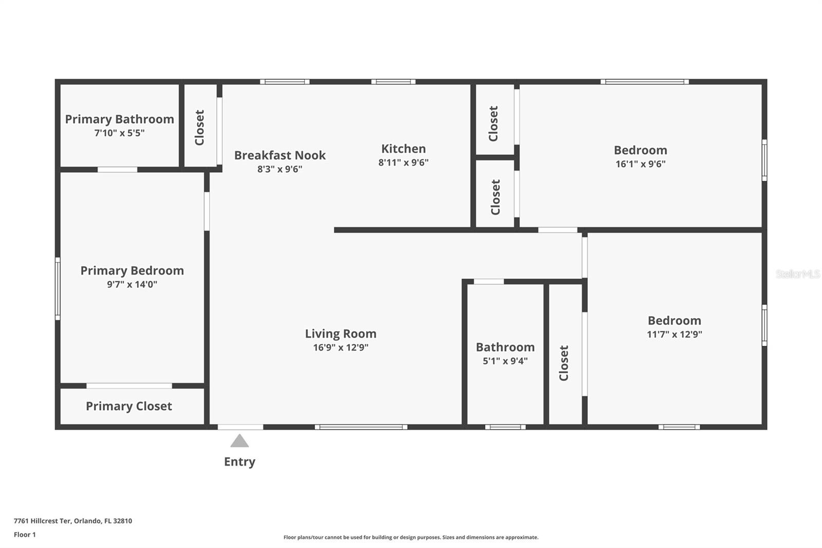 7761 HILLCREST TER, ORLANDO, FL, 32810