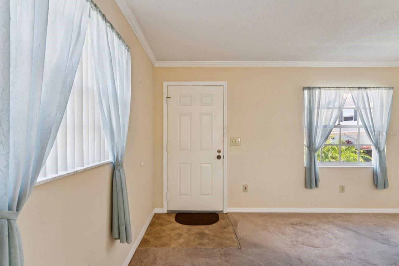 Entrance to the home