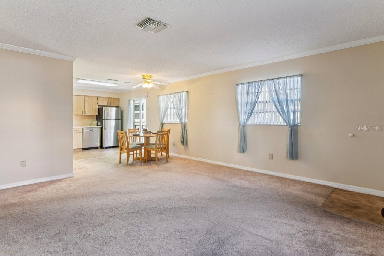 View of the interior from the living room.