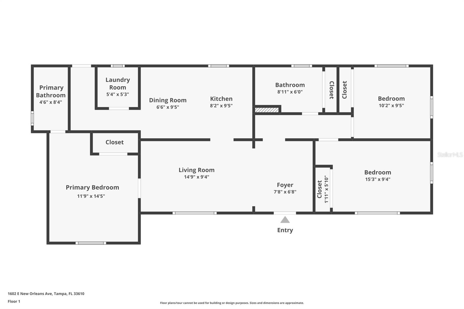 1602 E NEW ORLEANS AVE, TAMPA, FL, 33610
