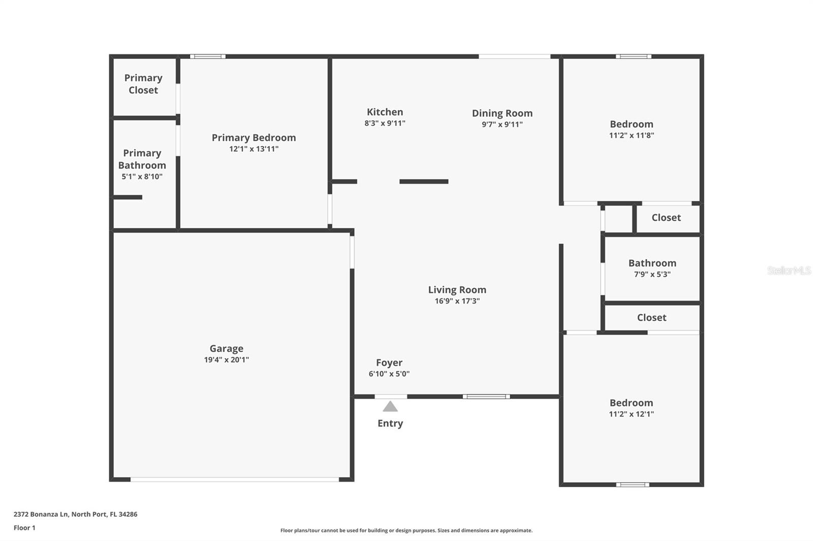 2372 BONANZA LN, NORTH PORT, FL, 34286