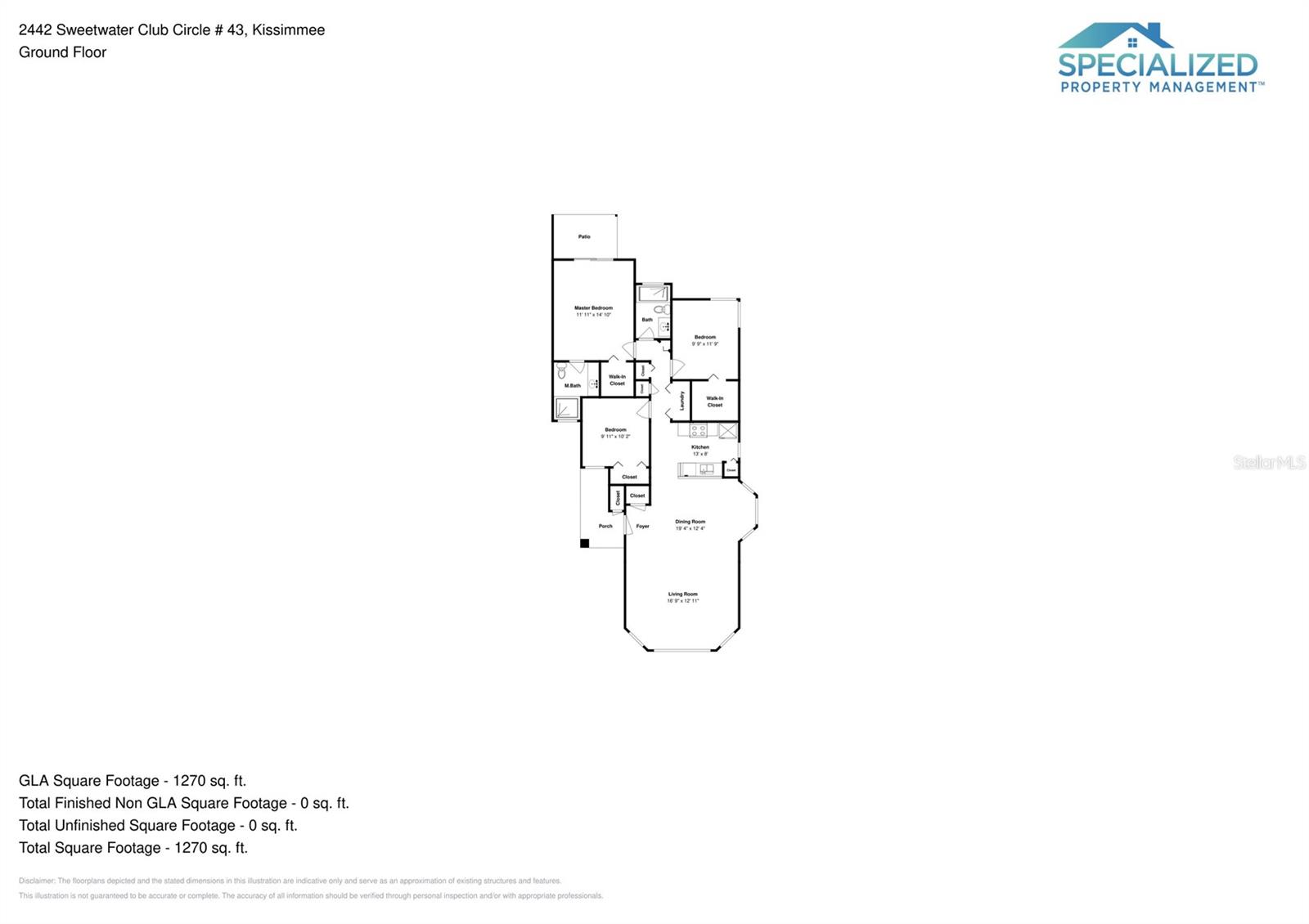 2442 SWEETWATER CLUB CIR #43, KISSIMMEE, FL, 34746
