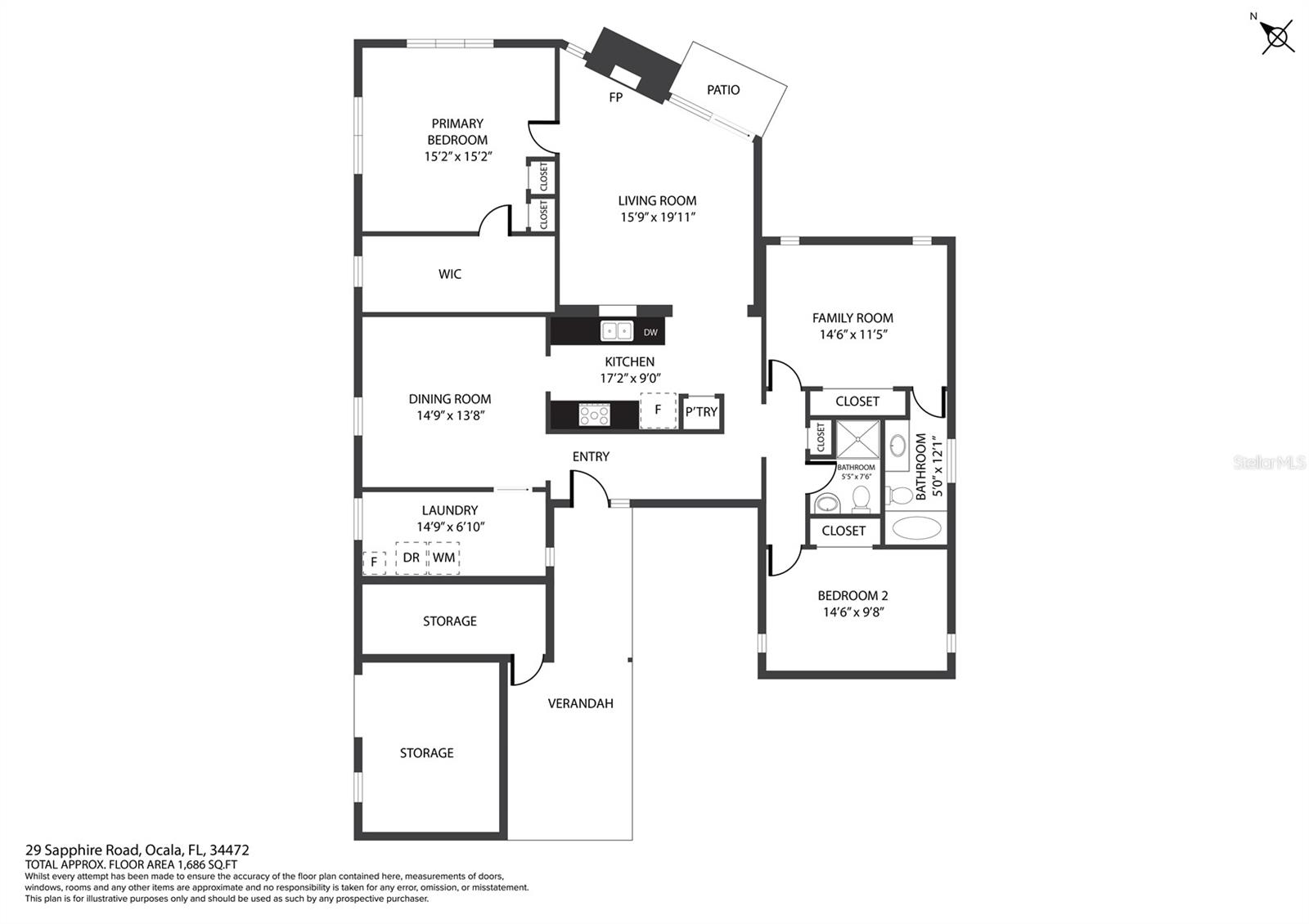 29 SAPPHIRE RD, OCALA, FL, 34472