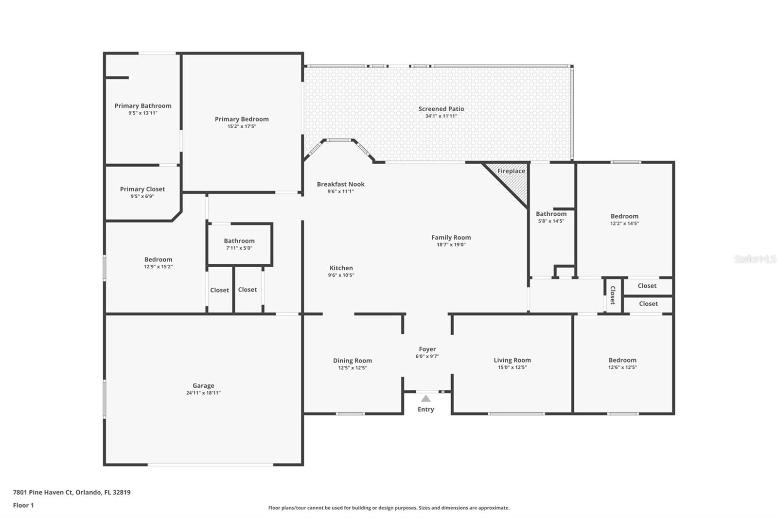 7801 PINE HAVEN CT, ORLANDO, FL, 32819