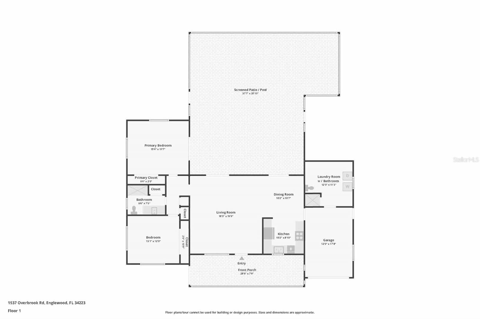 1537 OVERBROOK RD, ENGLEWOOD, FL, 34223