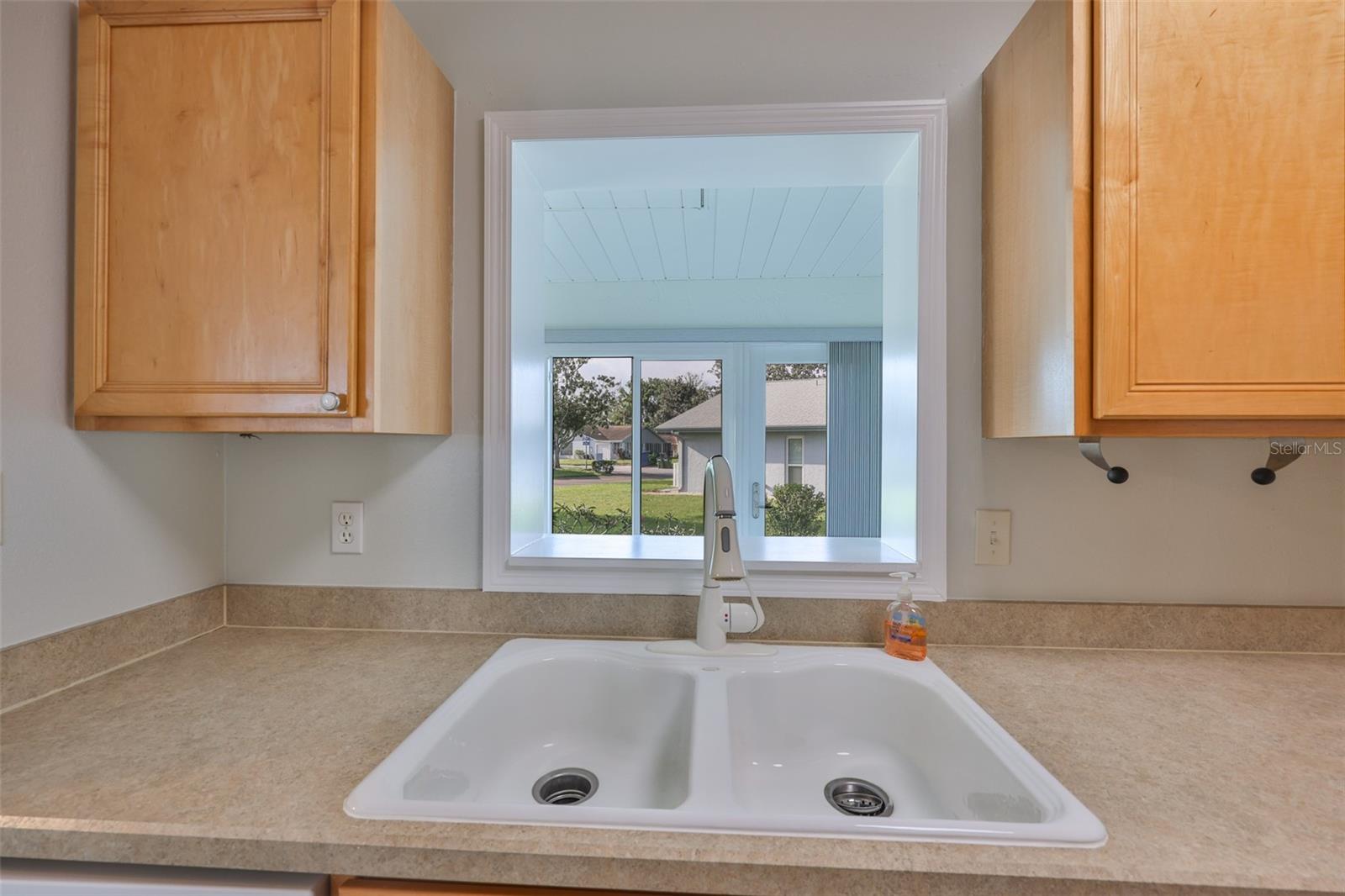 Window over Kitchen sink