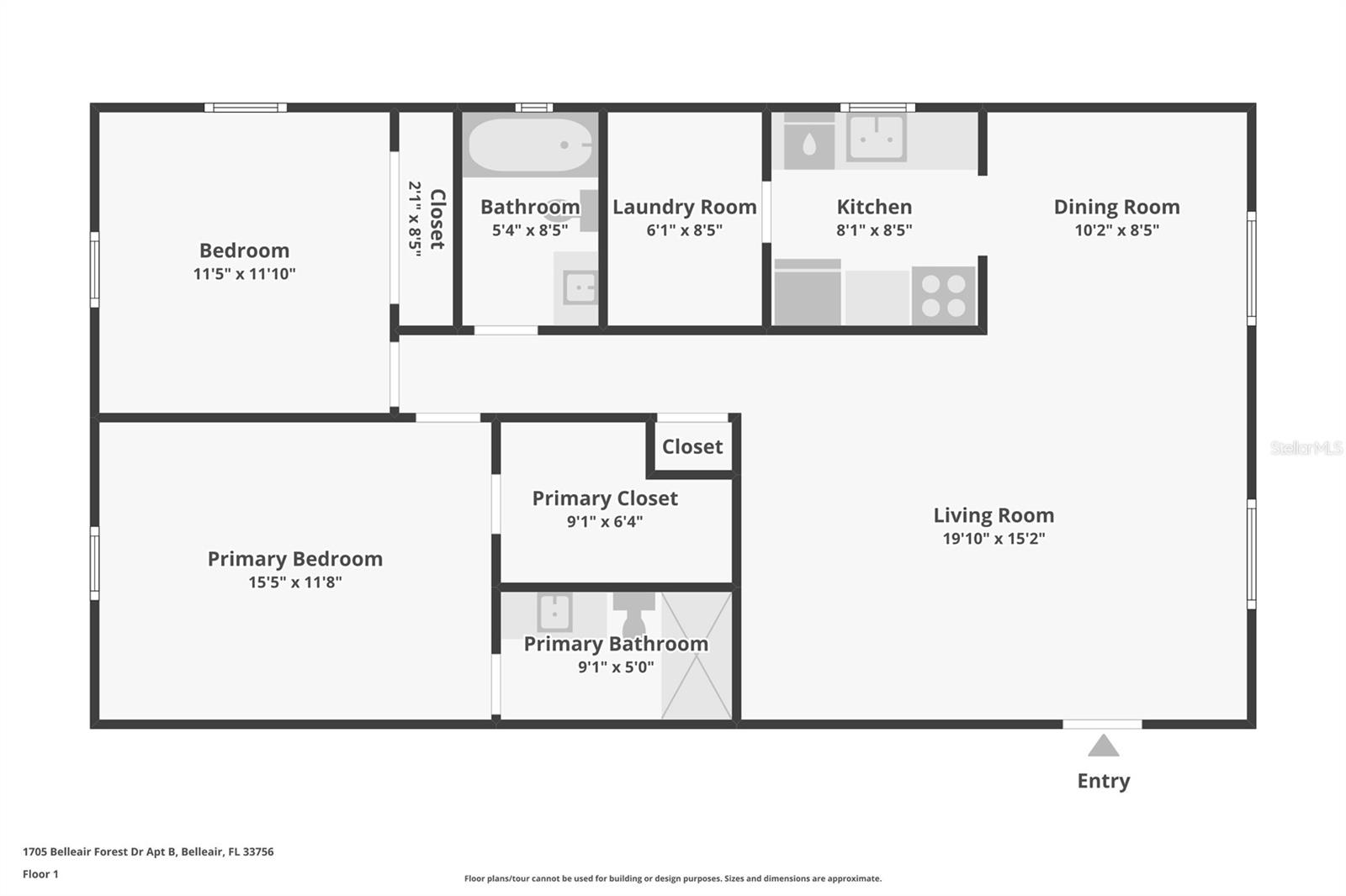 1705 BELLEAIR FOREST DR #B, BELLEAIR, FL, 33756