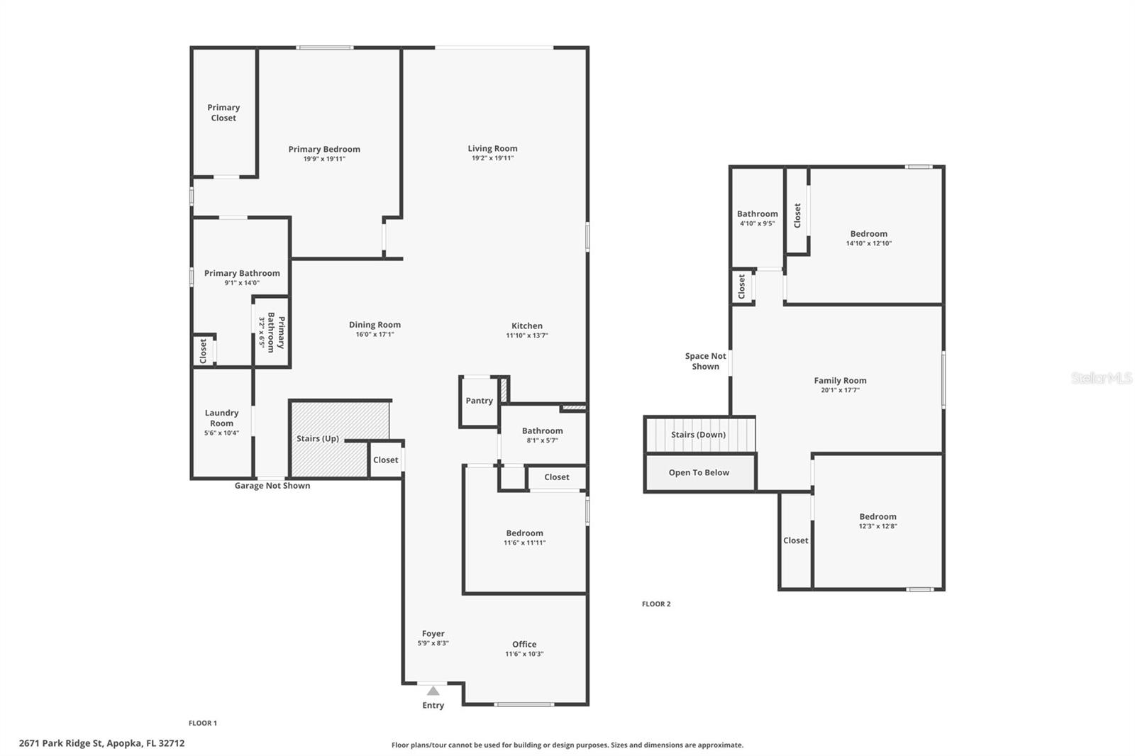 2671 PARK RIDGE ST, APOPKA, FL, 32712