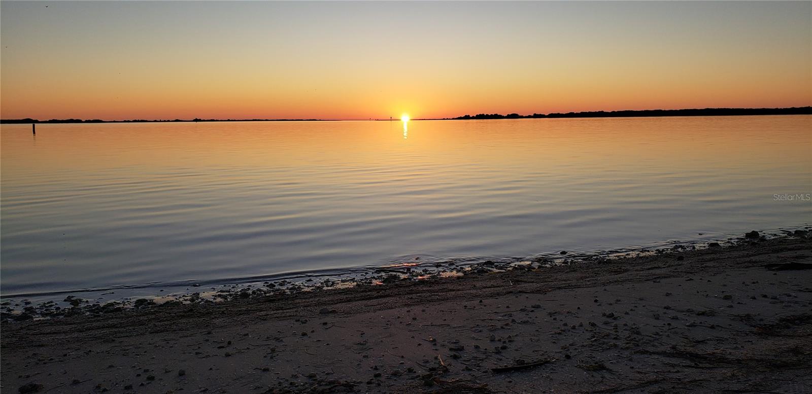 Dunedin Causeway at Sunset