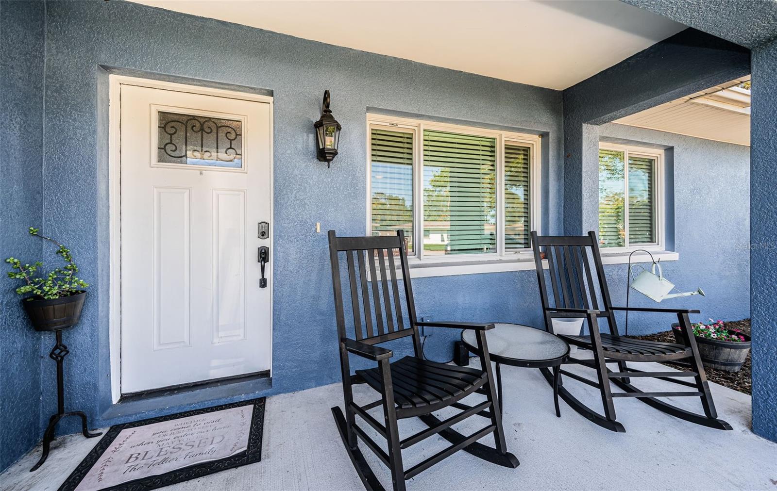 Cozy front porch to wave to neighbors