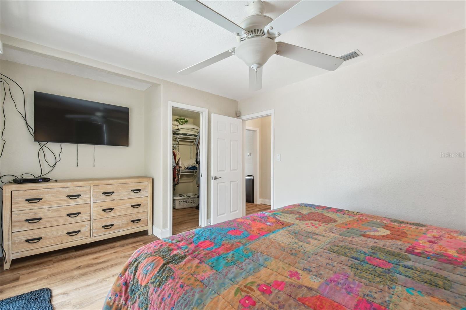 Bedroom 2 with a walk in closet