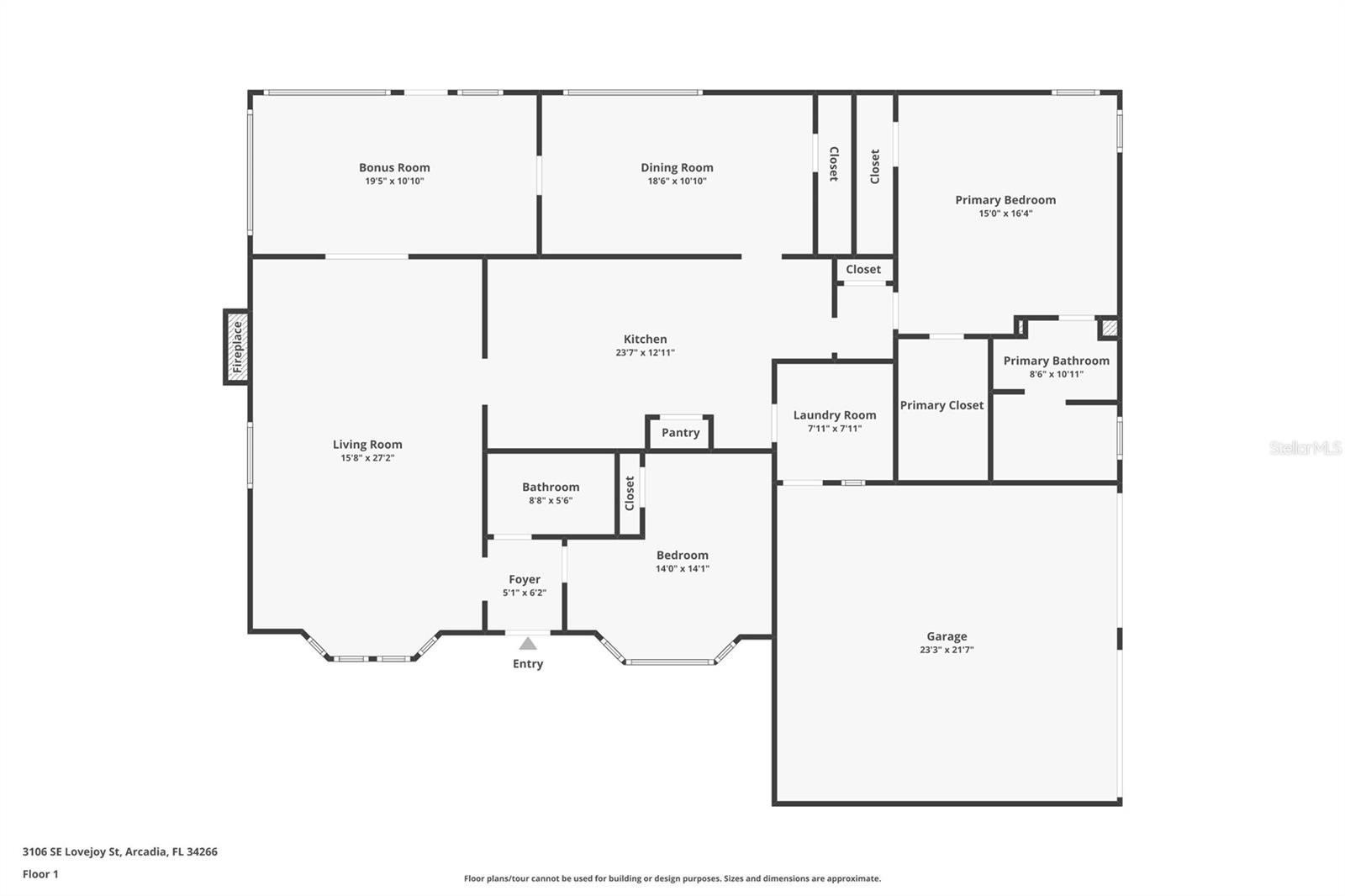 3106 SE LOVEJOY ST, ARCADIA, FL, 34266