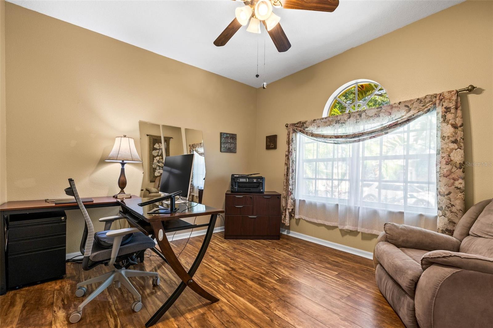 Office / Bonus Room with laminate floors