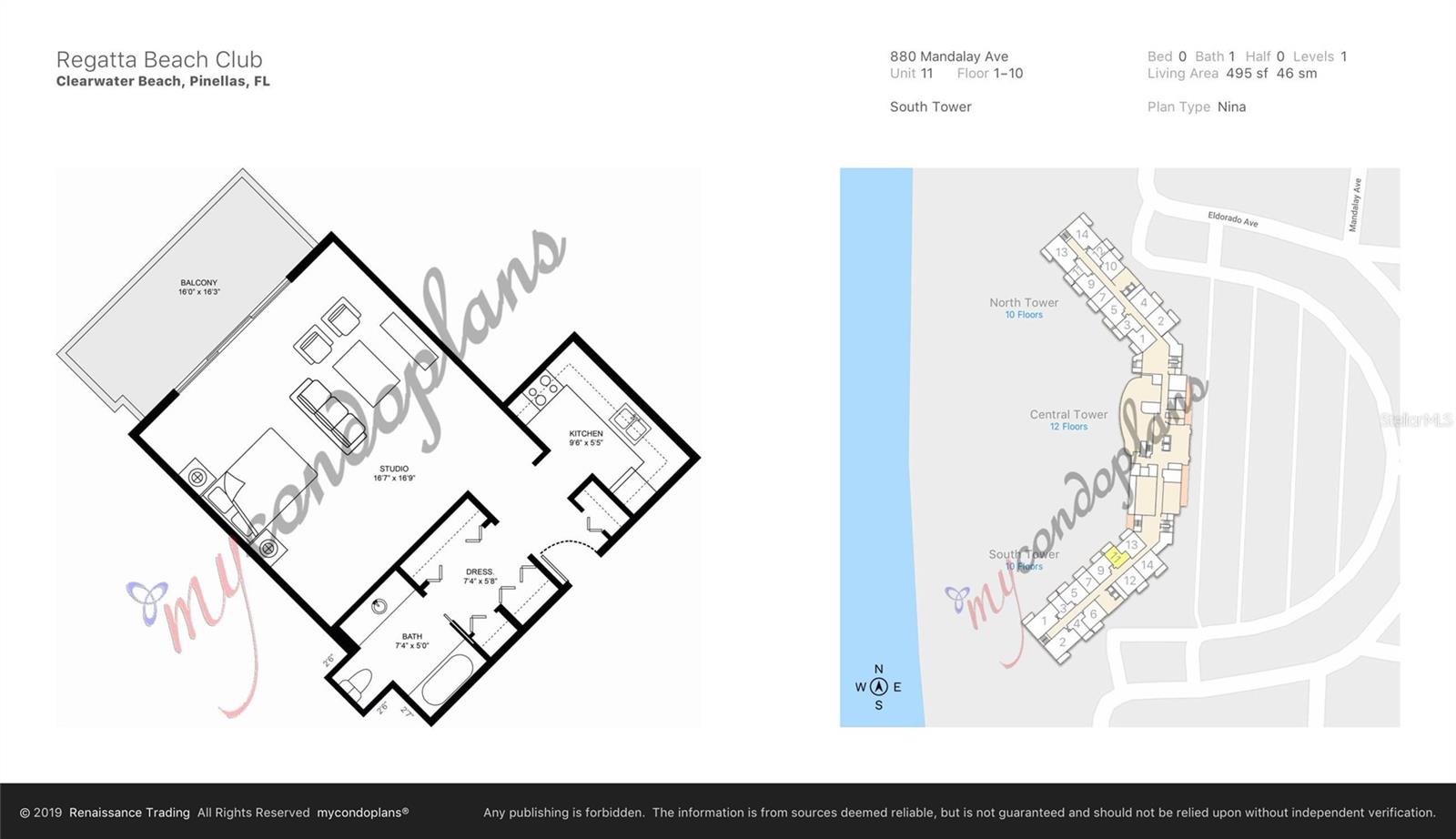 880 MANDALAY AVE #S511, CLEARWATER BEACH, FL, 33767