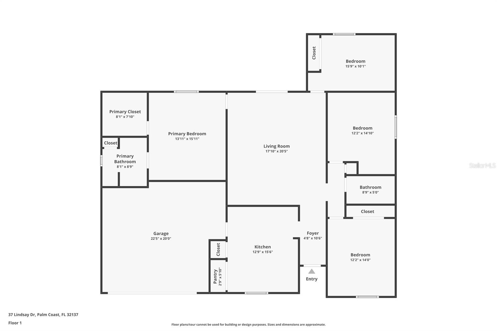 37 LINDSAY DR, PALM COAST, FL, 32137