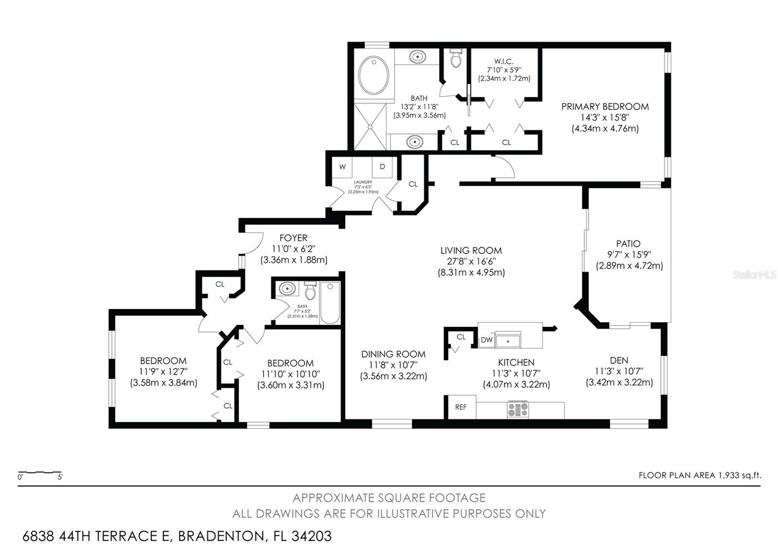 6838 44TH TER E, BRADENTON, FL, 34203