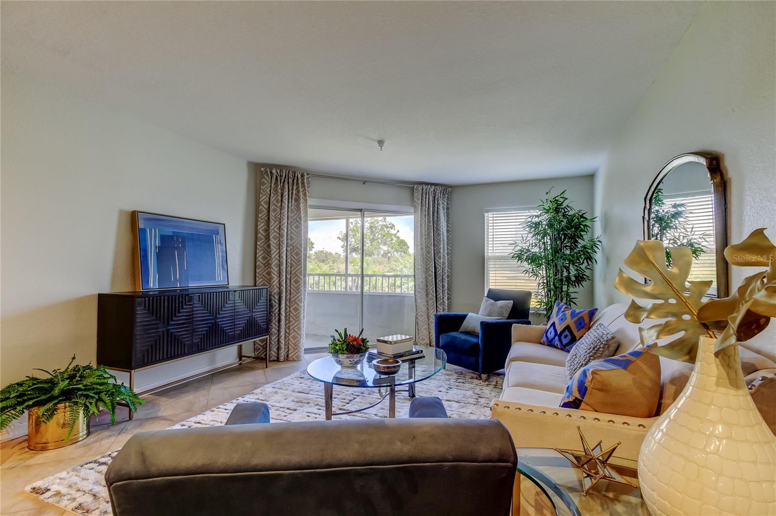 Living Room with Balcony